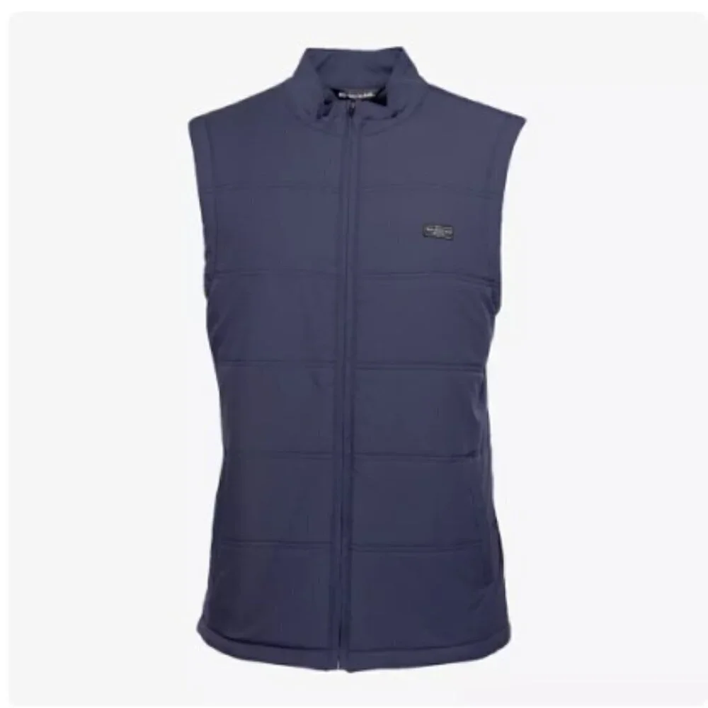 Travis Mathew Mens Size Small‎ Navy Blue Interlude Puffer Vest TravisMathew NWT